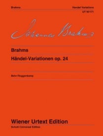Brahms: Handel Variations Opus 24 for Piano published by Wiener Urtext
